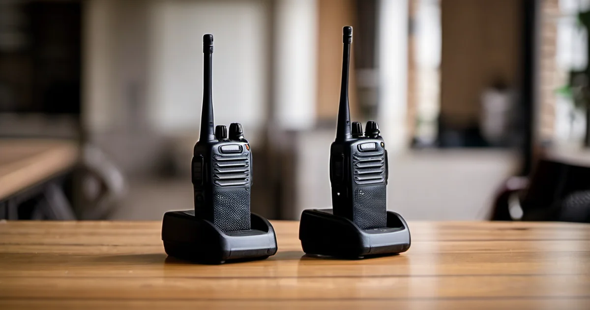 PMR446-Funkgeräte und Walkie-Talkies für die Notfallkommunikation bei Stromausfall