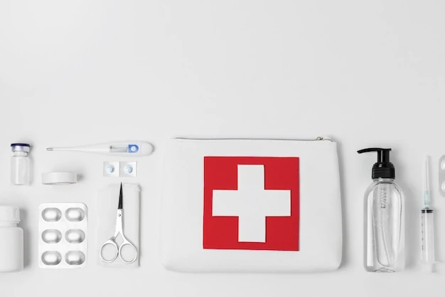 Notfallausrüstung mit Grundmaterial