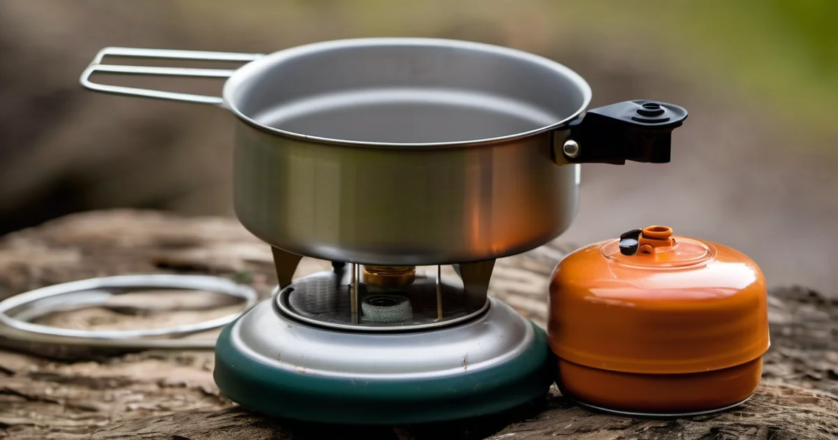 Kochen und Camping-Gas