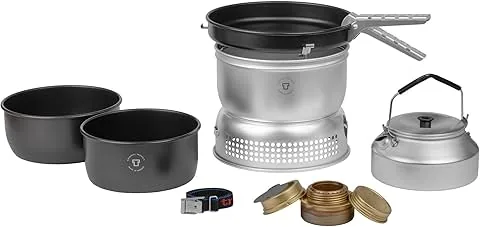 Trangia 25 - Kochset mit Antihaftbeschichtung mit Wasserkessel und Spiritusbrenner