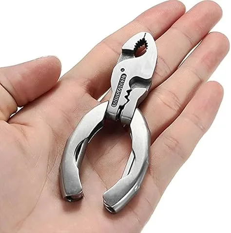 MASUNN Mini-Multifunktionswerkzeug 9 in 1, Schlüsselanhänger-Multitool, Zange, Schraubendreher, Taschenwerkzeuge