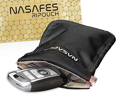 RFID-Schutzhülle – RFID-Abschirmhülle für Autoschlüssel, Telefon oder Bankkarte, Mini-Faraday-Käfig gegen Diebstahl und Funkwellen