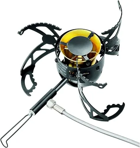 Optimus Polaris Optifuel Tactical - robuster Mehrstoffkocher für Gas, Benzin, Diesel und Petroleum | 475 g | 4200 W Leistung | für Trekking, Outdoor