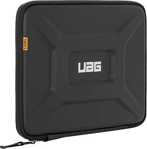 Urban Armor Gear Universaltasche für Laptops/Tablets für Apple iPad Pro 12.9 / MacBook Pro, Microsoft Surface Pro/Book/Laptop usw. (bis 13'', Hülle mit Netzfach) Schwarz