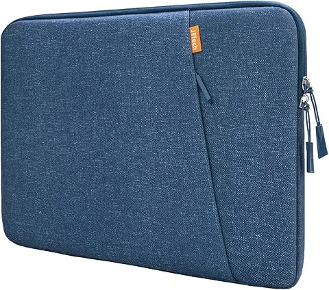 JETech Laptop-Hülle für 13-14 Zoll MacBook Neo (A18 Pro), MacBook Air/Pro (M1-M5) 2020-2026, 13-13,6 Zoll Laptop, wasserdichte, stoßfeste weiche Tasche mit Fach (Marineblau)