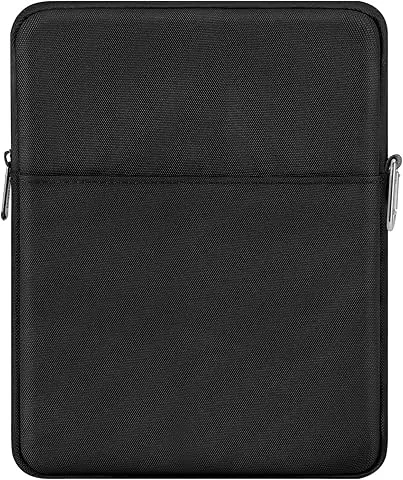 MoKo 9-11" Tablet-Laptop-Tasche für iPad Air M2 2024/Air 5/4 10,9, iPad Pro 11 M4 2024, iPad 10 2024/9/8/7, iPad 9,7, Galaxy Tab S9/S8 11 2023/A 10,1, Surface Go 2 10,5", Schwarz