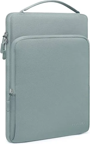 HYZUO 13 Zoll Laptop-Tasche für MacBook Air 13 M5 M4 M3 M2 M1 A3449 2026-2018, 13" MacBook Neo 2026, MacBook Pro 13 M2 M1 2026-2016, iPad Pro/Air 13", Surface Pro, XPS 13, Aschblau
