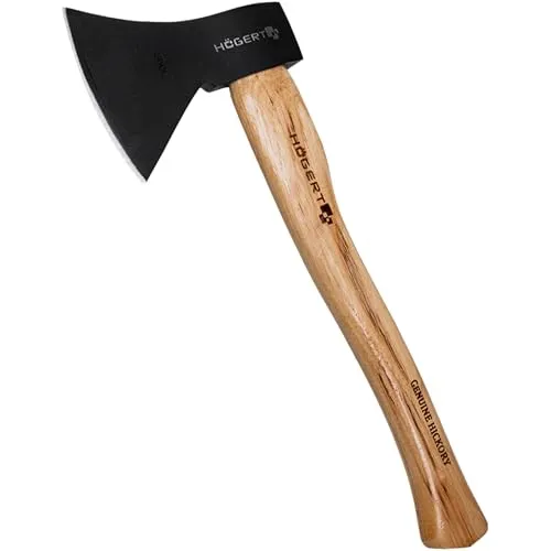 HOGERT Mehrzweck-Axt 800g Nussbaum-Griff