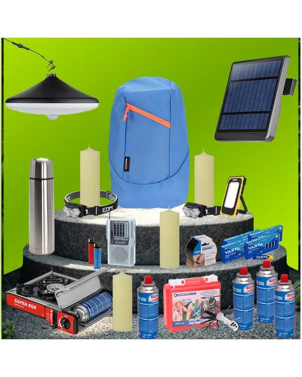 EU 2026 Komplett-Überlebenskit 1 Person 72h