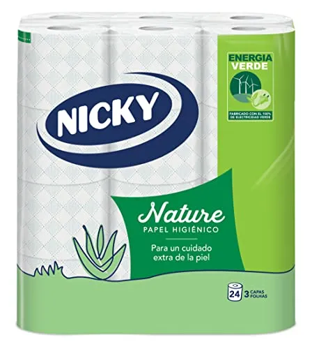 Nicky Nature Toilettenpapier Öko 24 Rollen