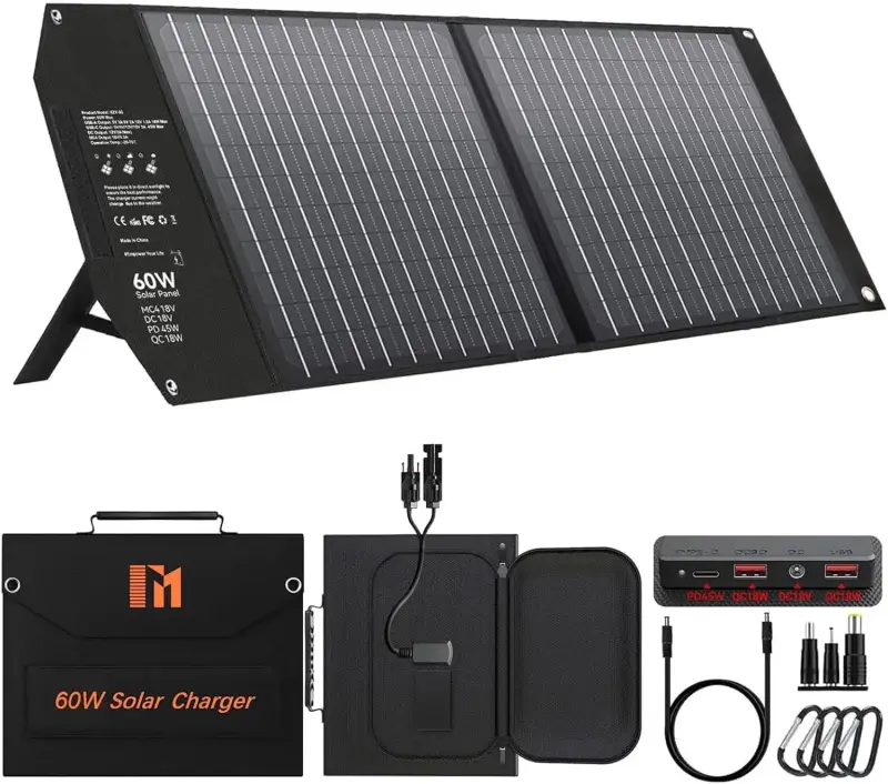 Faltbares Solarpanel 60W USB-C PD3.0