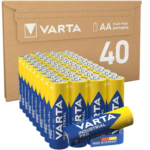 VARTA Industrial Batterien AA 40er-Pack