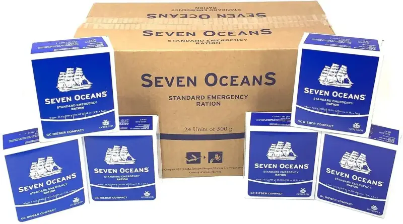 Seven Oceans Pack 24 Rationen für 2 Monate