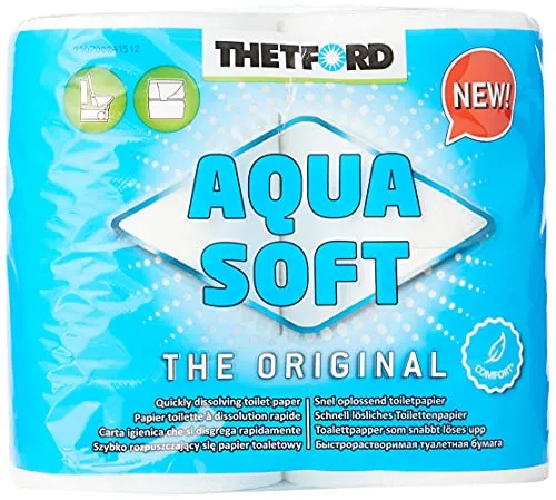 Thetford Aqua Soft Camping-WC-Papier 4 Rollen
